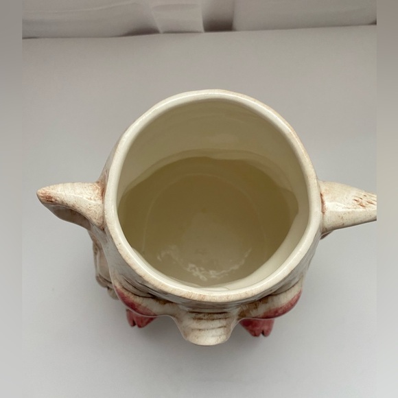 Cookie Jar 1960's Collectable Farmer Pig & Bunny - Picture 4 of 8